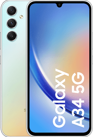 Samsung Galaxy A34 128GB Zilver