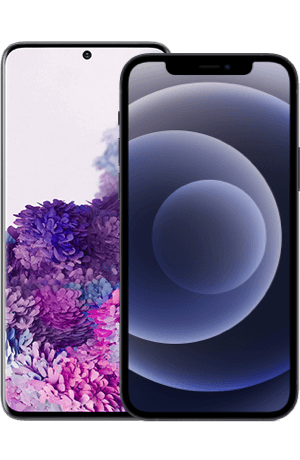 iPhone 12 versus Galaxy S20