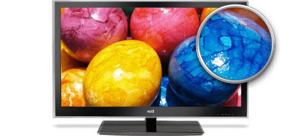 TV met beeld wat heel scherp is TV met beeld wat heel scherp is