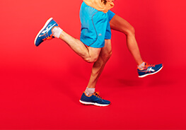 Benen die hardlopen