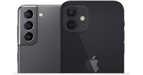 s21vs iphone 12
