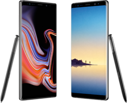 Galaxy Note 9 versus Galaxy Note 8