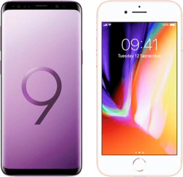 Samsung S9 iPhone 8, welke kies jij? Vergelijk nu! | Tele2