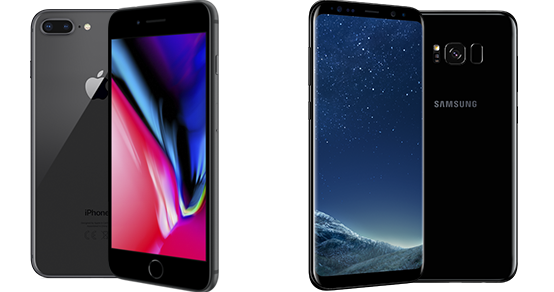 iphone 8 plus vs samsung galaxy s8 tele2