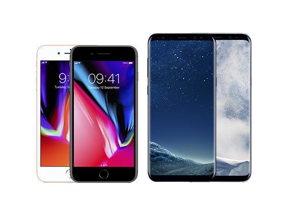 overdrijven lading Gedwongen iPhone 8 Plus vs Samsung Galaxy S8+ | Tele2