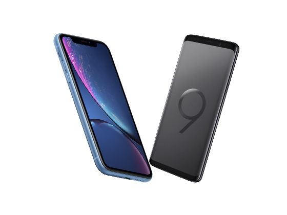 iphone xr met de samsung galaxy s9