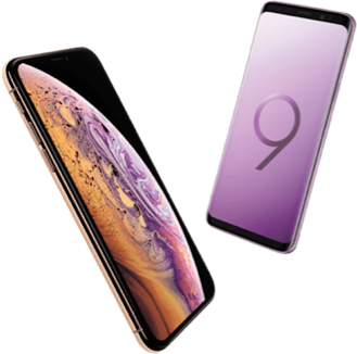 iPhone Xs Max versus Galaxy S9