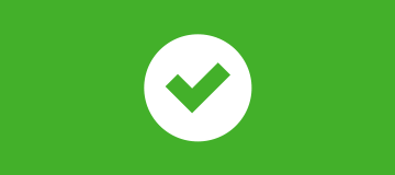 Groene checkmark Groene checkmark