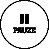 Icoon van pauze-teken